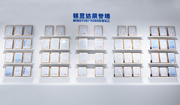 铭昱达奖项与荣誉